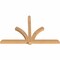 Ekena Millwork Redmond Timber Gable Bracket, Western Red Cedar, 108"W x 72"H x 5 1/2"D x 5 1/2"F, 16/12 Pitch GBW108X72X0606RED00SWR - alternate 3